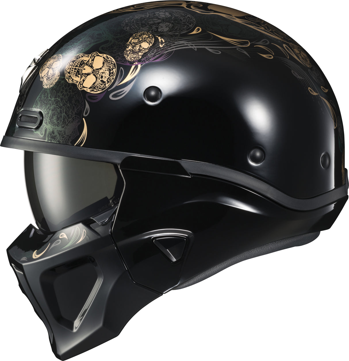 Covert X Open Face Helmet Kalavera Sm