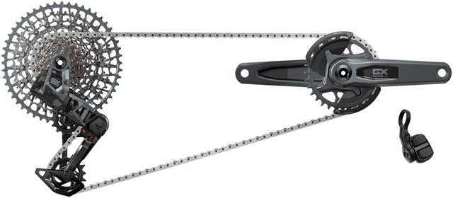 SRAM GX Eagle T-Type Transmission Groupset | 165mm | 32T | AXS Wireless | 10-52t | D2