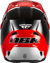 Fly Kinetic DBK Helmet Black/Red/Grey