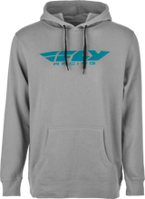 Fly Corporate Pullover Hoodie Grey/Blue Lg - Cycle City Outdoors