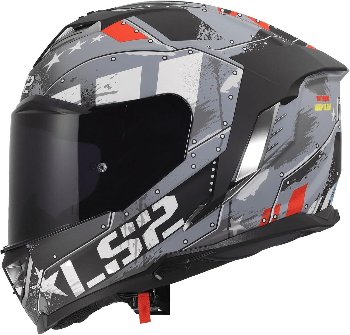 LS2 Assault III Trench Matt Gunmetal Gray Motorcycle Helmet