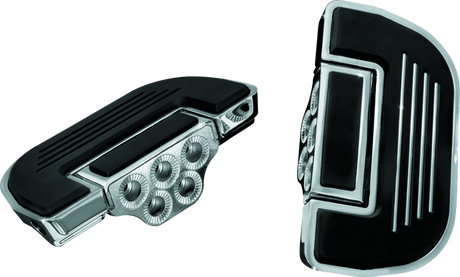 Kuryakyn Premium Ribbed Floorboards Without Adapter Chrome - Cycle City Outdoors