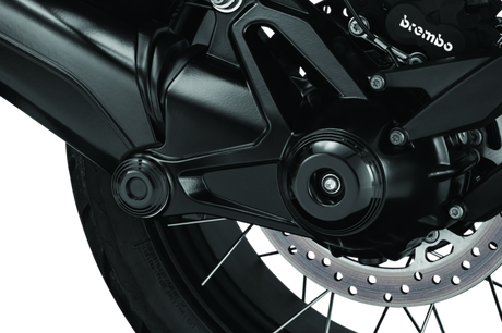 Kuryakyn Lodestar Rear Axle Sliders-BMW-Black - Cycle City Outdoors