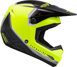 Fly Racing - Youth Kinetic Vision Helmet Hi Vis/Black - YL