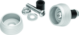 Kuryakyn Lodestar Axle Sliders Silver - Cycle City Outdoors
