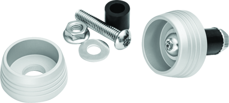 Kuryakyn Lodestar Axle Sliders Silver - Cycle City Outdoors