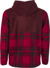 Fly Half Zip Pullover Hoodie Red Plaid Xl - Cycle City Outdoors