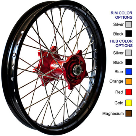 Front Wheel 1.60 X 21 Black Hub Black Rim
