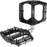 RENTHAL Revo-F Flat Pedals - Black PD10001-001-01