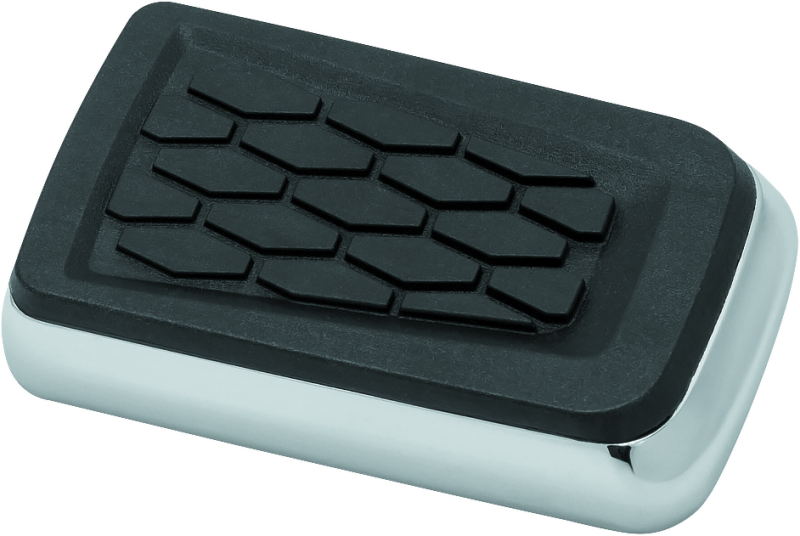 Kuryakyn Hex Brake Pedal Pad Chrome - Cycle City Outdoors