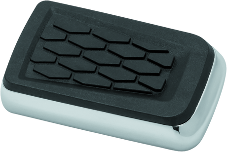 Kuryakyn Hex Brake Pedal Pad Chrome - Cycle City Outdoors