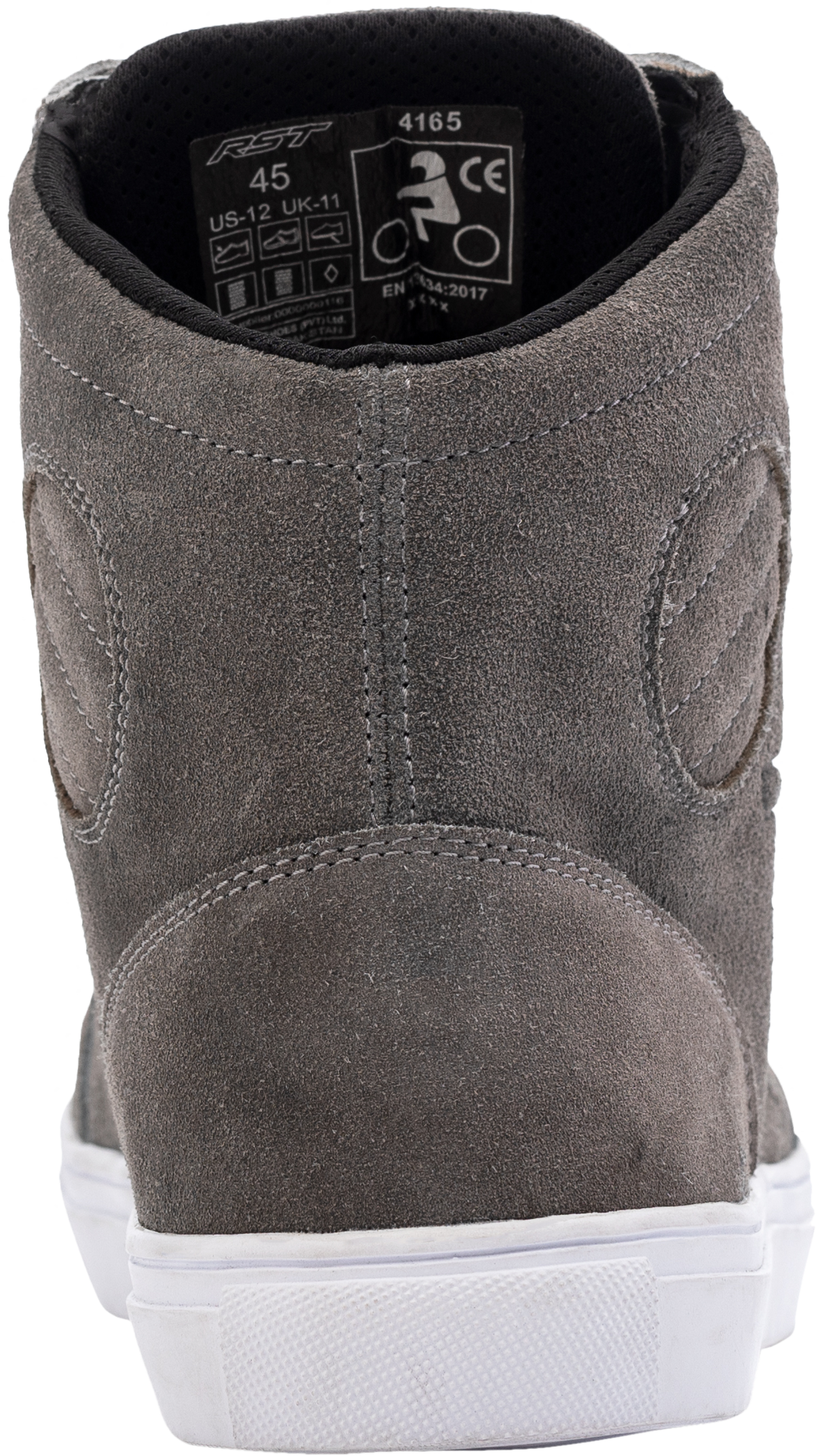 Hitop Moto Sneaker Ce Boot Grey Suede  Sz 13