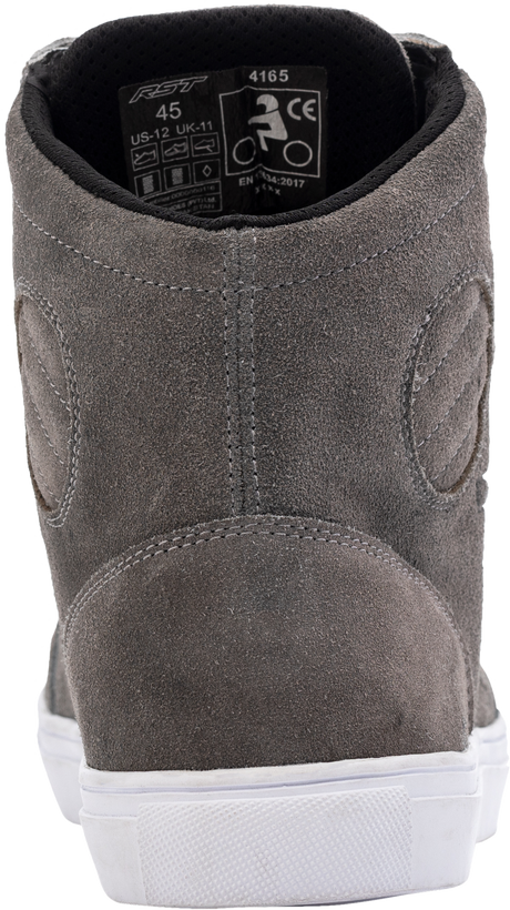 Hitop Moto Sneaker Ce Boot Grey Suede  Sz 13