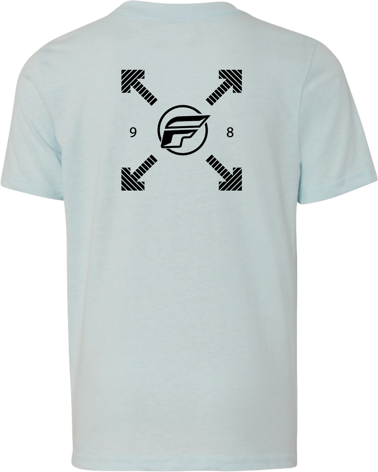 Youth Fly Lost Tee Ice Blue Ym - Cycle City Outdoors