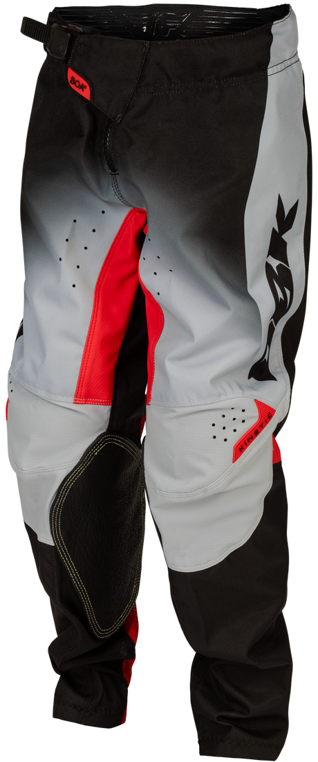 Youth Kinetic Dbk Pants Grey/Black/Red Sz 22