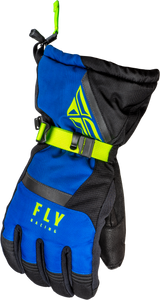 Fly Racing - Cascade Gloves Black/Blue/Hi Vis Xs