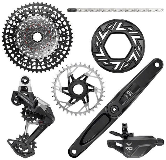 SRAM Eagle 90 E-Bike Groupset | 165mm Bosch | 36T | XG-1275 10-52t | Single Click Shifter