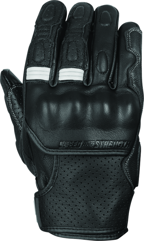 Speed and Strength Twist of Fate Leather Gloves Black/White - 2XL - Cycle City Outdoors