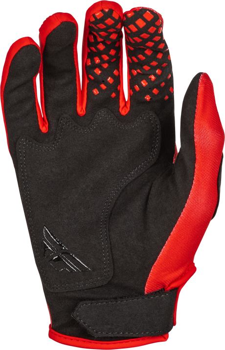 Youth Kinetic Center Gloves Red/Black Ym - Cycle City Outdoors