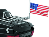 Kuryakyn Flag With Universal 1/2inch Vertical Mount Chrome - Cycle City Outdoors