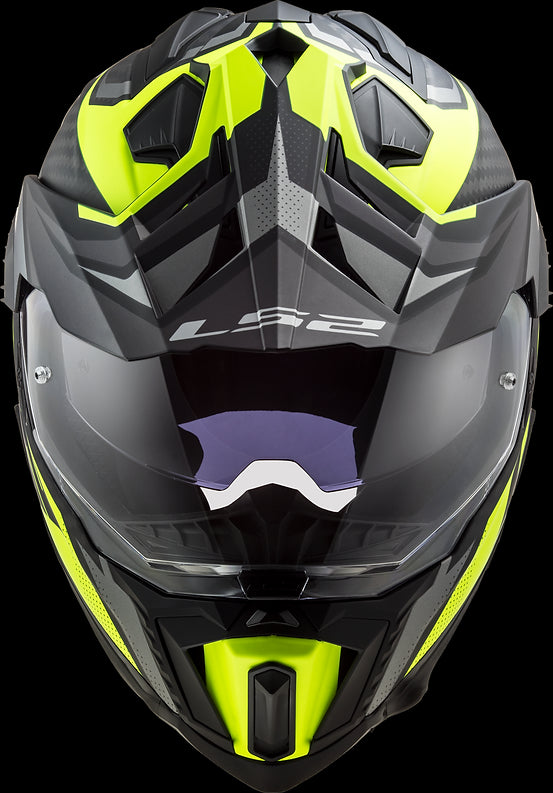 LS2 - Explorer C Focus Adventure Motorcycle Helmet W/ SunShield