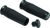 Kuryakyn Hex Grips 7/8inch Universal Black - Cycle City Outdoors