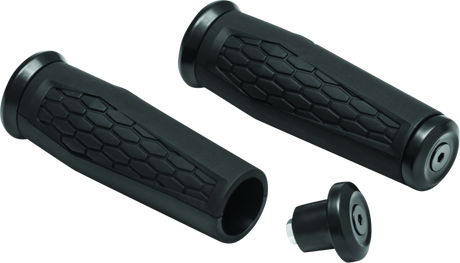 Kuryakyn Hex Grips 7/8inch Universal Black - Cycle City Outdoors