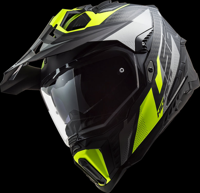 LS2 - Explorer C Focus Adventure Motorcycle Helmet W/ SunShield