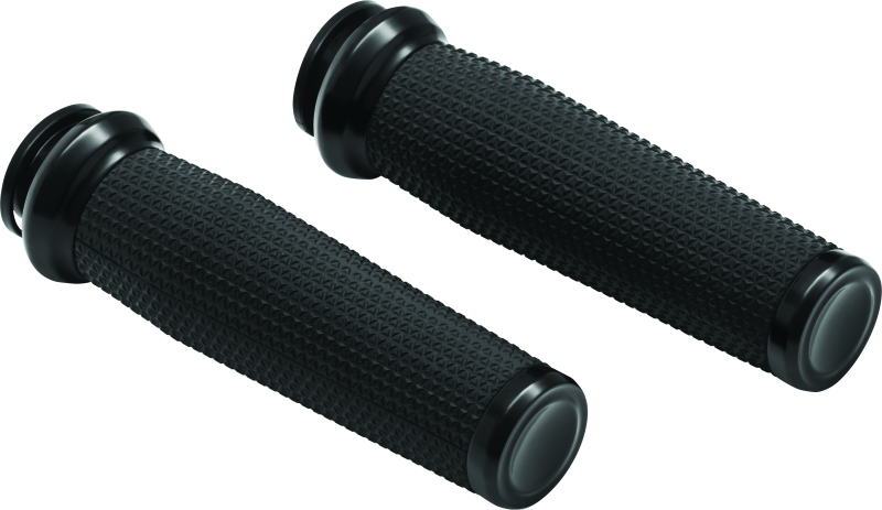 Kuryakyn Thresher Grips 18-Up Indian Models Black - Cycle City Outdoors