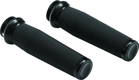 Kuryakyn Thresher Grips 18-Up Indian Models Black - Cycle City Outdoors