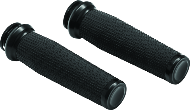 Kuryakyn Thresher Grips 18-Up Indian Models Black - Cycle City Outdoors
