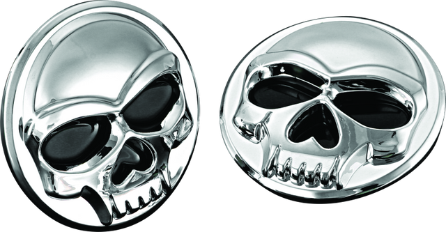 Kuryakyn Universal Zombie Medallions 2in Diameter Chrome - Cycle City Outdoors