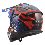 LS2 Gate II Electra Motocross Helmet | Multi-Color | XS–3XL | 708-1211
