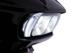 Fang Headlight Bezels for Harley Davidson Road Glide (Chrome) 45250