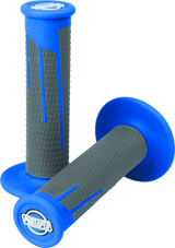 ProTaper Full Diamond Clamp-On Grips - Blue/Dark Gray