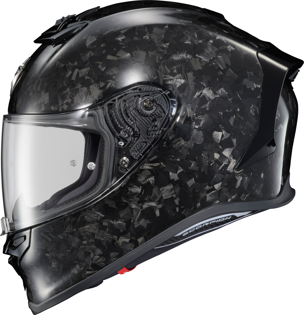 Scorpion - Exo R1 Air Full Face Helmet Carbon Onyx Gloss Black 2x