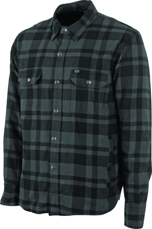Speed and Strength Black 9 2.0 Moto Shirt Grey - XL - Cycle City Outdoors