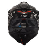 LS2 Subverter EVO Motocross Helmet | Trooper | Gloss Black/White | XS–3XL | 700-1251