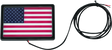 Kuryakyn Freedom Flag LED 4in X 6in Black - Cycle City Outdoors