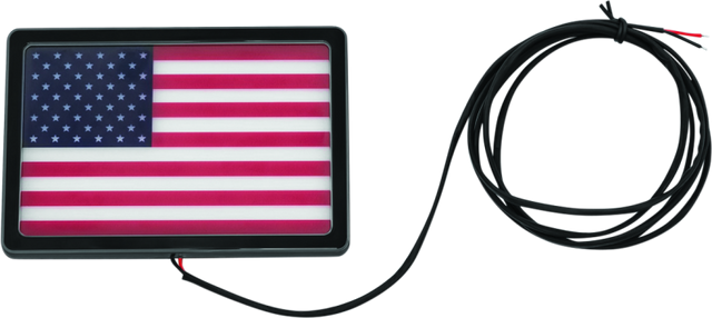 Kuryakyn Freedom Flag LED 4in X 6in Black - Cycle City Outdoors