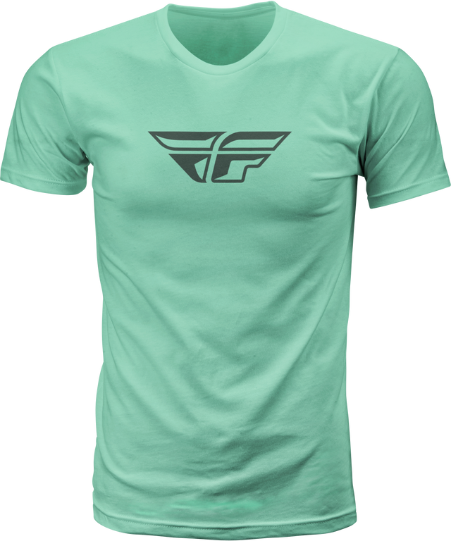 Fly F Wing Tee Sage/Grey Lg - Cycle City Outdoors