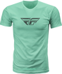 Fly F Wing Tee Sage/Grey Lg - Cycle City Outdoors