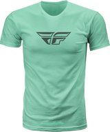 Fly F Wing Tee Sage/Grey Md - Cycle City Outdoors