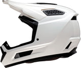 Z1R Dirt Maxx Solid Helmet | White / Black | XS–4XL
