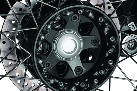 Kuryakyn Lodestar Rear Axle Sliders-BMW-Silver - Cycle City Outdoors