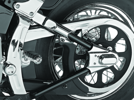 Kuryakyn Boomerang Frame Covers For 00-07 Softail Chrome - Cycle City Outdoors