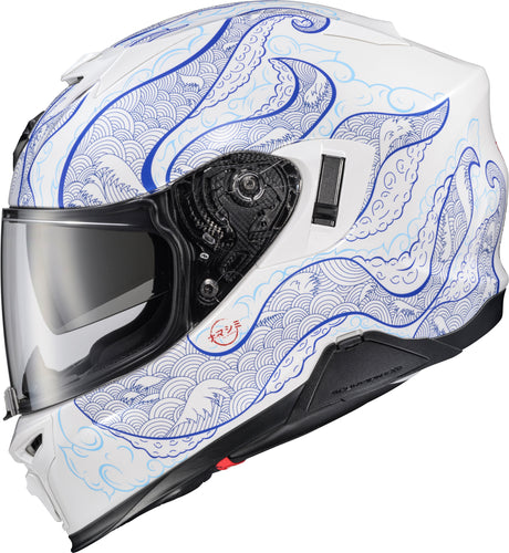 Exo T520 Helmet Nama Shimi White/Blue Md