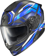 Scorpion - Exo St1400 Evo Carbon Helmet Hex Matte Blue Lg