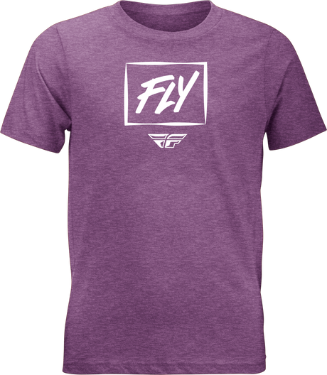 Youth Fly Zoom Tee Purple Heather Ym - Cycle City Outdoors