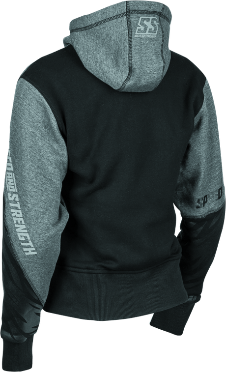 Speed and Strength Cat Outa Hell Hoody Grey/Black Womens - XS - Cycle City Outdoors